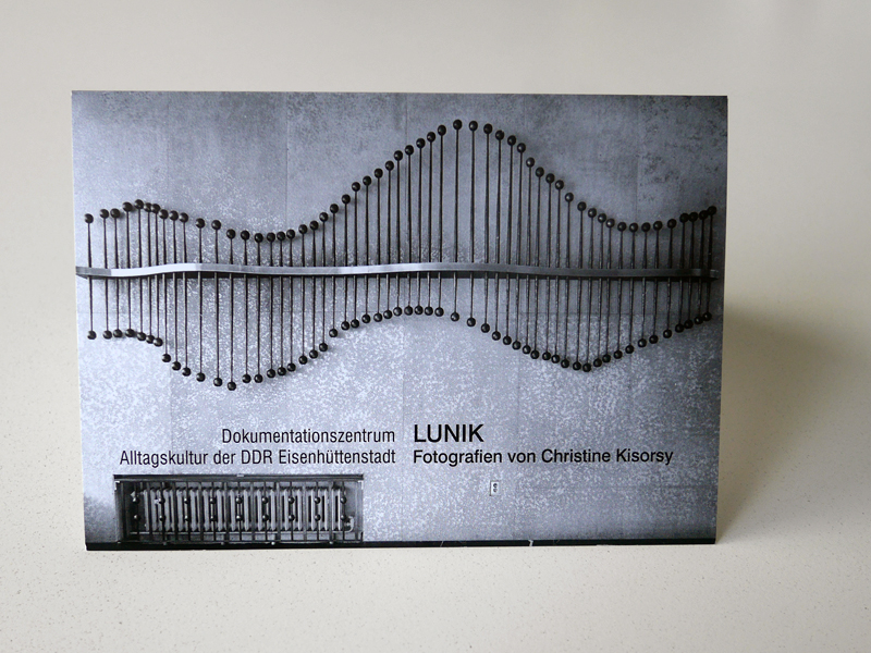 Flyer Ausstellung Lunik von Christine Kirsorsy